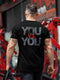 Men's You Vs You Printed Wording Printed T-shirt